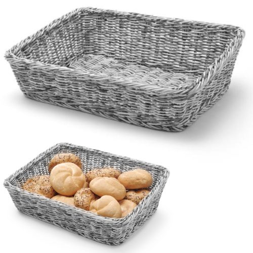 Maizes grozs maizes taisnstūrveida maizei pelēks 400x300x120 mm - Hendi 426661