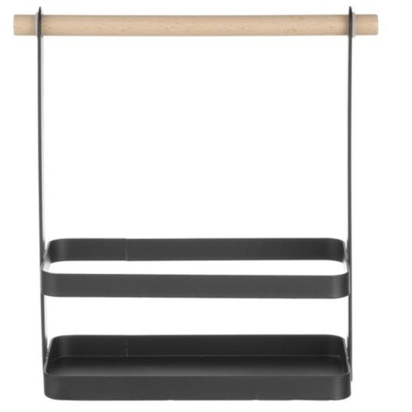 Organizatora galda grozs garšvielām ar koka rokturi 23x10x24 cm - Hendi 427040