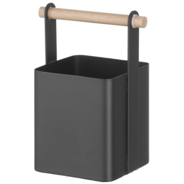 Organizatora galda grozs galda piederumiem ar koka rokturi 14x10.5x19 cm - Hendi 427064