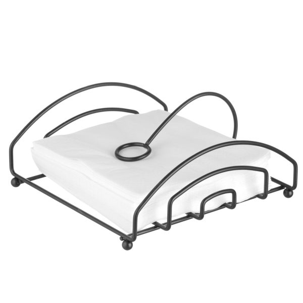 427163-3 Salvešu nerūsējošā tērauda salvetkins melna 205x210 mm - Hendi 427163