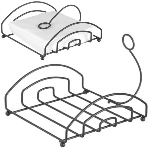 Salvešu nerūsējošā tērauda salvetkins melna 205x210 mm - Hendi 427163 Salvešu nerūsējošā tērauda salvetkins melna 205x210 mm - Hendi 427163