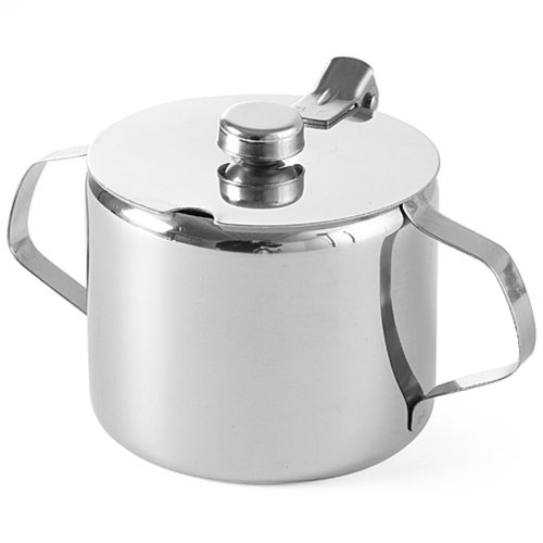 Nerūsējošā tērauda cukura bļoda ar vāku vid. 85mm 300ml - Hendi 452103