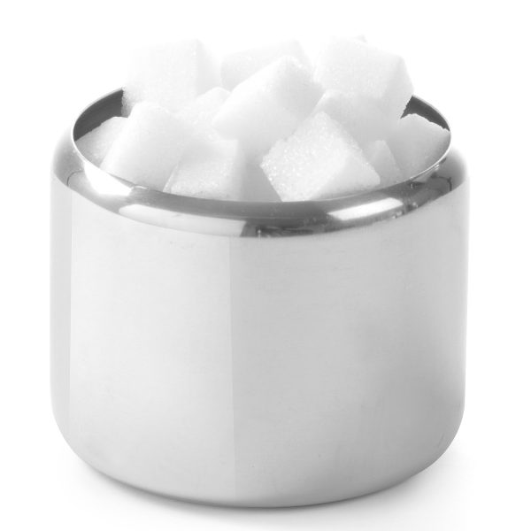 Nerūsējošā tērauda cukura trauks, diametrs 85 mm, 300 ml - Hendi 452202