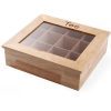 Koka tējas kaste displejs 30x28cm - Hendi 456514