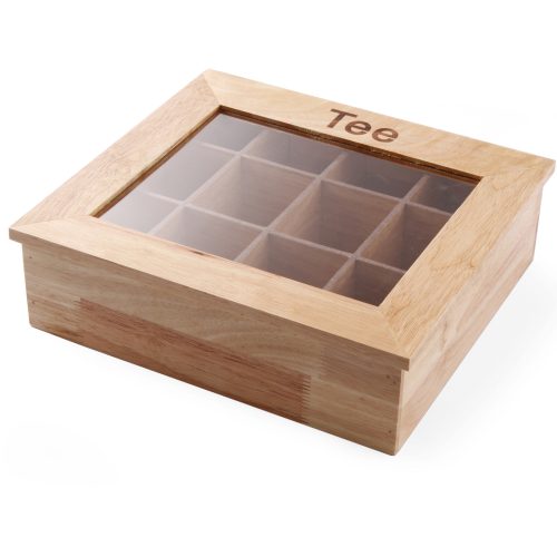 Koka tējas kaste displejs 30x28cm - Hendi 456514