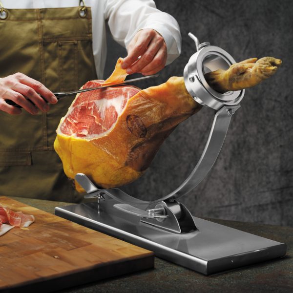 Gatavojošā šķiņķa Serrano Steel 595 x 215 x 300 mm rokturis