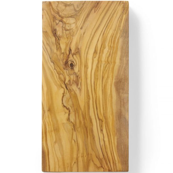 kas izgatavots no olīvu koka taisnstūra 300 x 150 x 18 mm - Hendi 505175