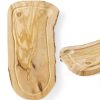 Olīvu koka pasniegšanas dēlis ar 400 x 250 x 18 mm gropi - Hendi 505212