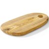 Olīvu koka pasniegšanas dēlis ar caurumu 250 x 165 x 18 mm - Hendi 505229