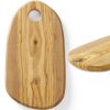 Olīvu koka pasniegšanas dēlis ar caurumu 250 x 165 x 18 mm - Hendi 505229