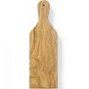 Olīvu koka pasniegšanas dēlis ar rokturi 350 x 120 x 18 mm - Hendi 505243