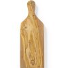 Olīvu koka pasniegšanas dēlis ar 400 x 140 x 18 mm rokturi - Hendi 505250