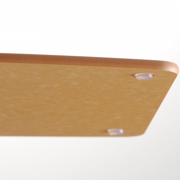 Koka šķiedru griešanas dēlis 440 x 325 mm - brūns