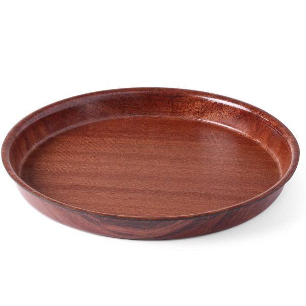 neslīdas dziļas slīdēšanas paplāte ar malu -apaļo vidu. 32 cm