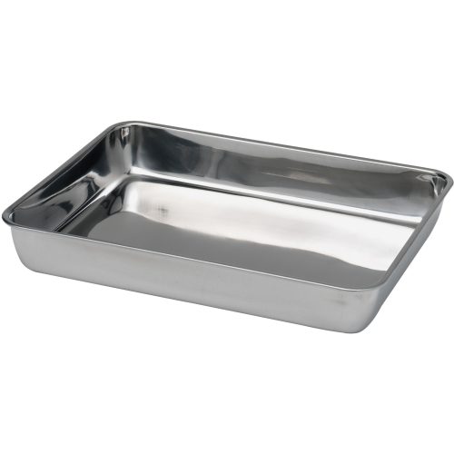 Gaļas un pārtikas paplātes konteiners 310x240x48mm Chrome Steel - Hendi 508206
