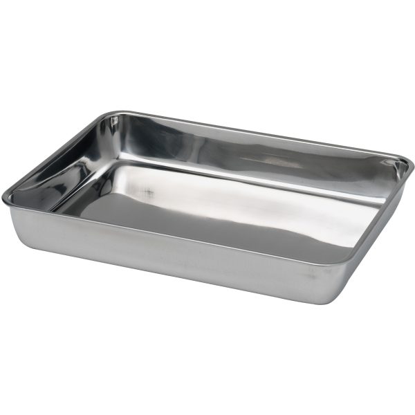 Gaļas un pārtikas paplātes konteiners 310x240x48mm Chrome Steel - Hendi 508206