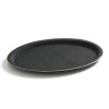 Anti -slip viesmīlis paplāte 20x26.5cm - melns