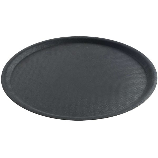 Anti -Slip viesmīles paplāte. 35cm - melns