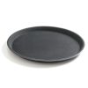 Anti -Slip viesmīles paplāte. 28cm - melns