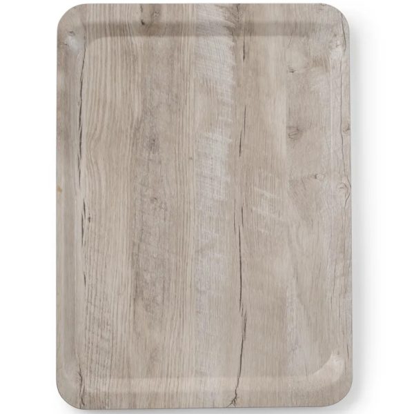 Pasniegšanas paplātes laminēta gaiša koksne 430 x 330 mm - Hendi 508862