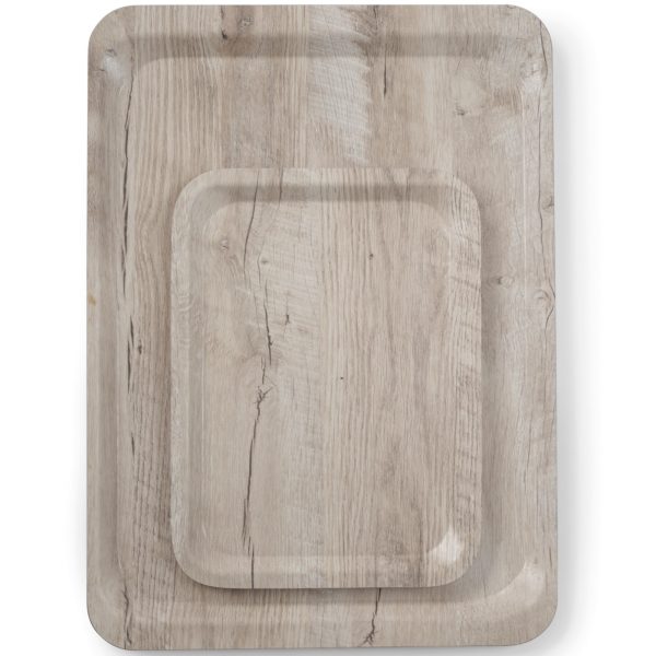 Pasniegšanas paplātes laminēta gaiša koksne 430 x 330 mm - Hendi 508862
