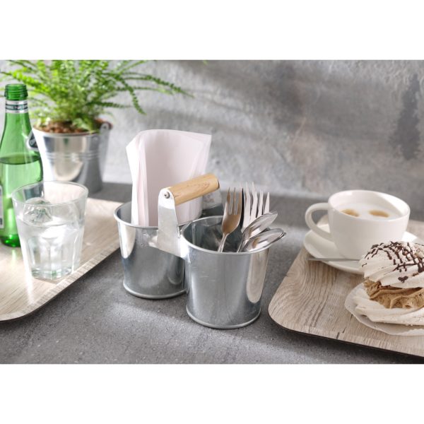 Pasniegšanas paplātes laminēta gaiša koksne 430 x 330 mm - Hendi 508862