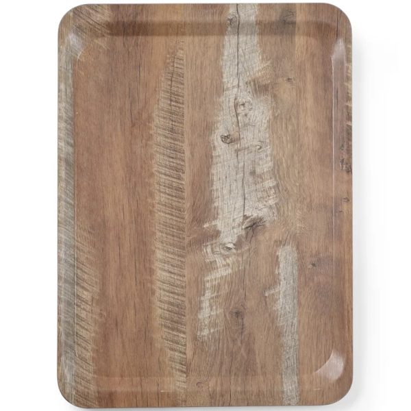 Laminēta koka pasniegšanas paplāte 430 x 330 mm - Hendi 508879