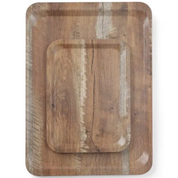 Laminēta koka pasniegšanas paplāte 430 x 330 mm - Hendi 508879