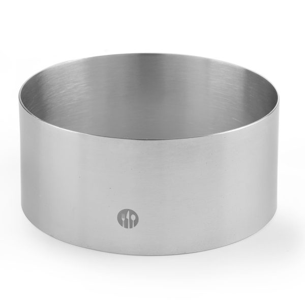 Kūku cepšanas gredzena formas konditorejas izstrādājumiem, diametrs 80x(A)45mm Hendi 512142
