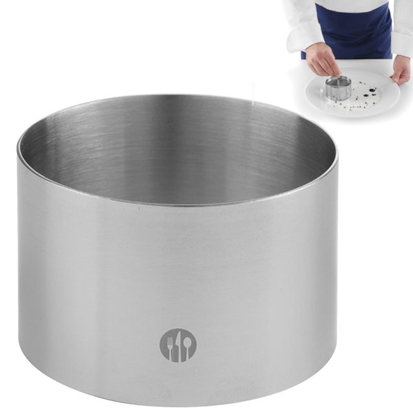 Nerūsējošā tērauda konditorejas izstrādājums 90 mm augstums 45 mm - Hendi 512302