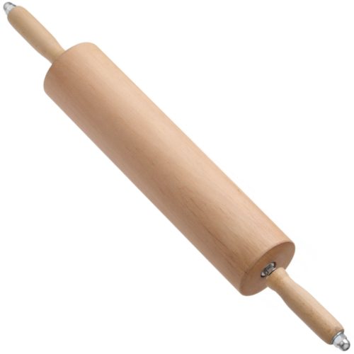Koka mīklas veltnis ar lodīšu gultņiem 90 x 667 mm
