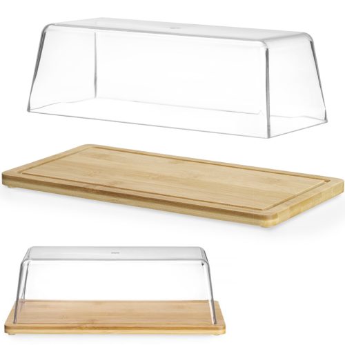 Bambusa izstāžu paplāte bufetei ar 320 x 160 x 110 mm vāku - Hendi 523841