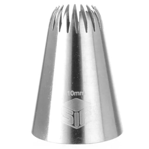 Vienīgās konditorejas piedurknes gals ziedu dekorēšanai 10 mm - Hendi 551219