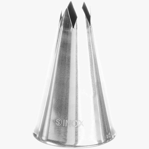 Bugas zvaigznes gals uz konditorejas maisiņu piedurknēm tērauda diametrs 9mm - Hendi 551271