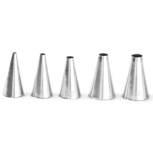 Tērauda piedurknes konditorejas jumtiem tērauda dekorēšanai 2-10 mm 5 pcs-hendi 551691
