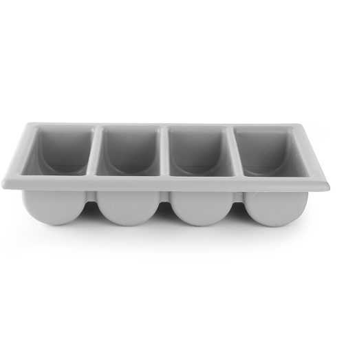 Galda piederumu konteiners Gn 1/1 4 -piece pelēks - Hendi 552308