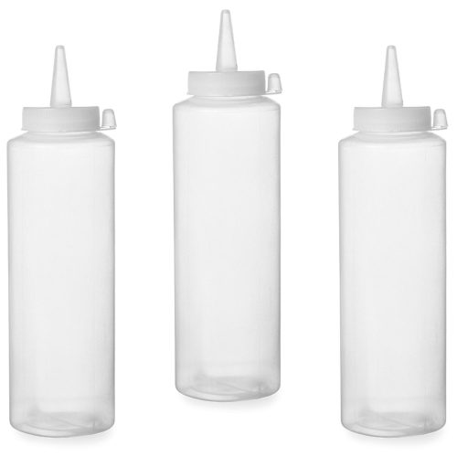 Disektora pudele aukstām mērcēm 3gab. - caurspīdīgs 0.7L - Hendi 557952