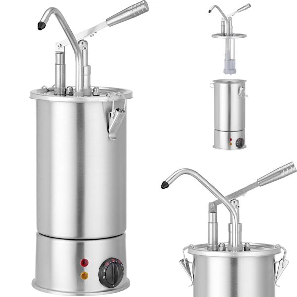 Mērces sildītājs ar dozatora sūkni 3 L 900 W - Hendi 558126