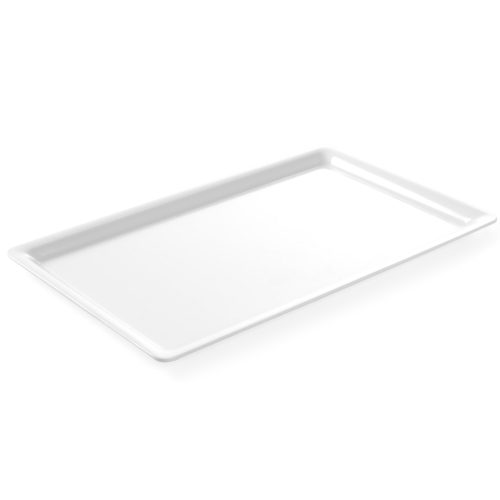 Bufetes izstādes paplāte traukiem ar melamīna GN1/1 augstumu 20 mm balts - Hendi 566008