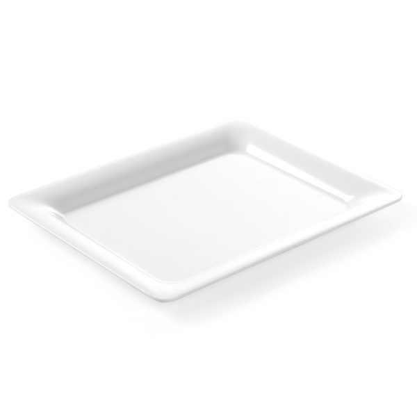 Bufetes izstādes paplāte traukiem ar melamīna GN1/2 augstumu 20 mm balts - Hendi 566015