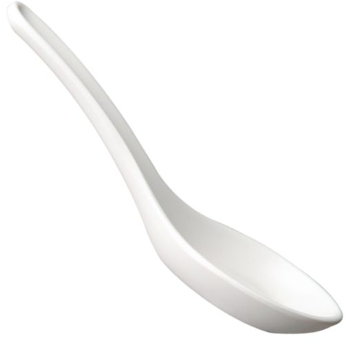 Kaujas karote ar melamīna iemērkšanu 135 x 45 mm baltā krāsā - Hendi 566534