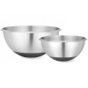 Tērauda virtuves bļoda ar silikona pamatni un mērinstrumentu 3 l. 265 x 125 mm
