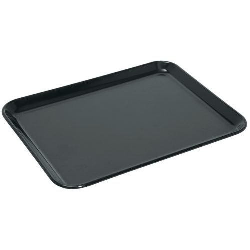 Pārtikas iedarbības paplāte ar melamīnu 300x190x17mm melnu - Hendi 569108
