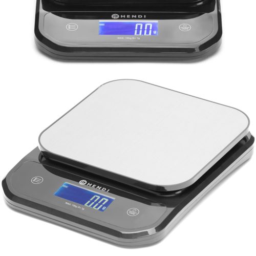 Elektroniskā virtuves skala 10 000 g / 1 g - Hendi 580028