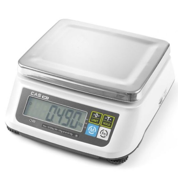 Virtuves skala ar legalizāciju līdz 15 kg 2g / 5g Cas Hendi 580431