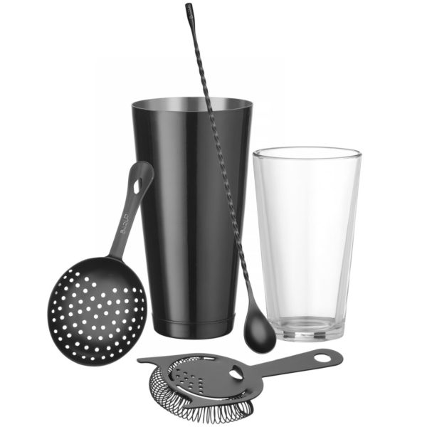 Bārmeņu sietiņa filtrs Shaker Hawthorne 160 x 75 mm - melns