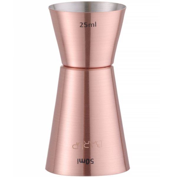 Jigger Bartending Dual -atsevišķa vara dzērienu loceklis 25/50 ml