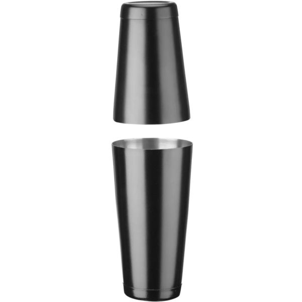 Bārmeņu komplekts Shaker Jigger Sitko Muddler Spoon - Melnā krāsā
