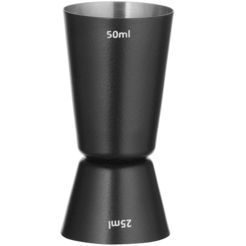 Divkāršā atsevišķa bārmeņu dzērienu kokteiļu pasākums 25 ml 50 ml - melns