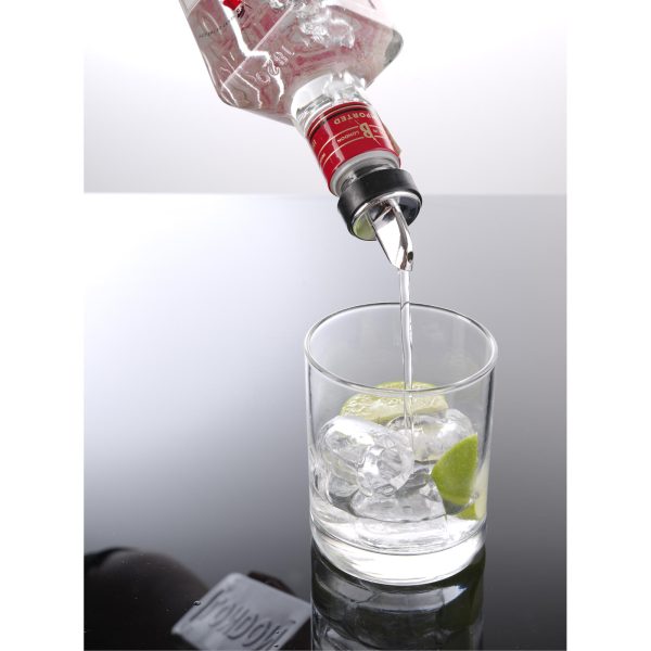 Alkohola tinkera dozatoru hroma komplekts 6 gab.